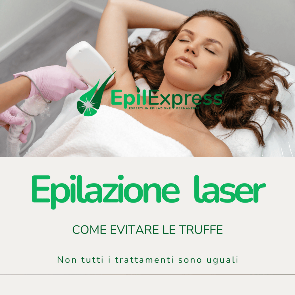 scopri come evitare le truffe nell'epilazione laser estetica