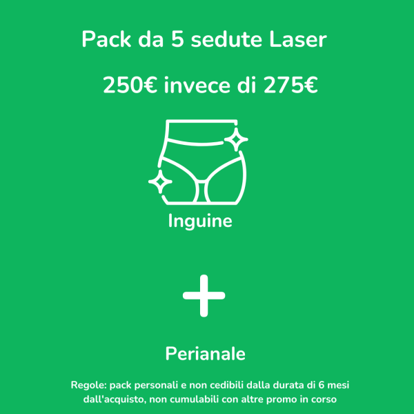 5 Sedute di Laser/Luce Pulsata Bikini Completo