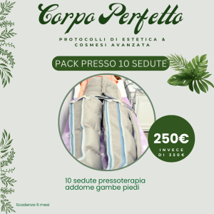 contrasta e previeni la cellulite con un pack speciale di 10 sessioni di pressoterapia valido a Firenze Nord, Isolotto e Scandicci