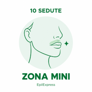 10 séances de zone d'épilation au laser mini EpilExpress: illustration de moustache